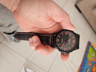 Reloj hombre giorgie negro y rojo