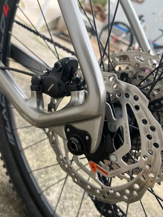 Bicicleta montaña marca MASSI TEAMCARBONO .TALLA M