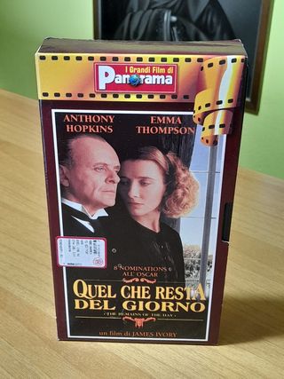 VIDEOCASSETTA VHS FILM QUEL CHE RESTA DEL GIORNO