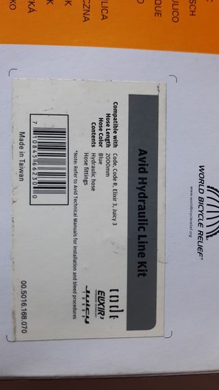 Avid cable de freno Hydraulic Line