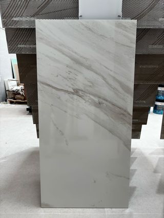 Suelo Porcelanico Blanco - 60 x 120 cm