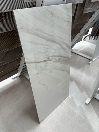 Suelo Porcelanico Blanco - 60 x 120 cm