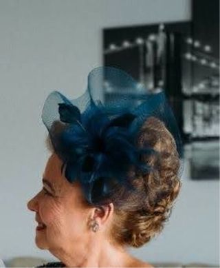 Tocado azul “El Corte Inglés”