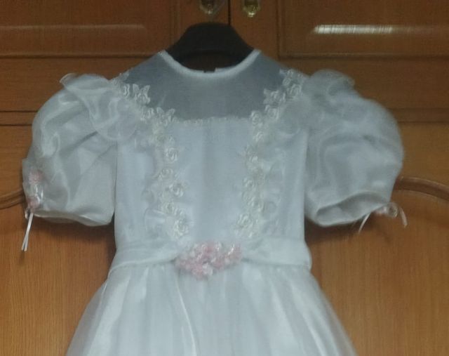 Vestido de comunión flores