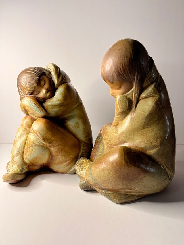 Niños Inuit de Lladró