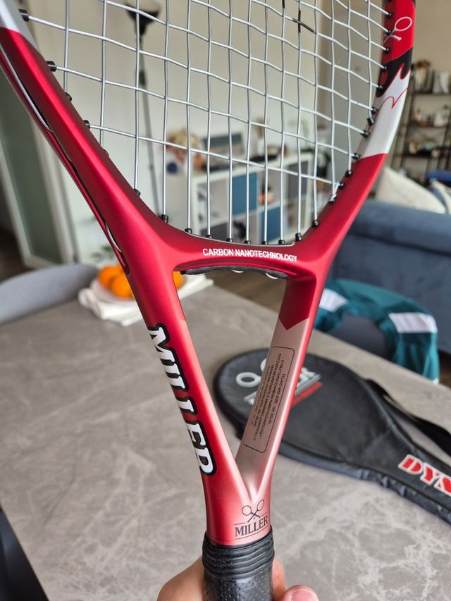 Racchetta tennis miller in carbonio