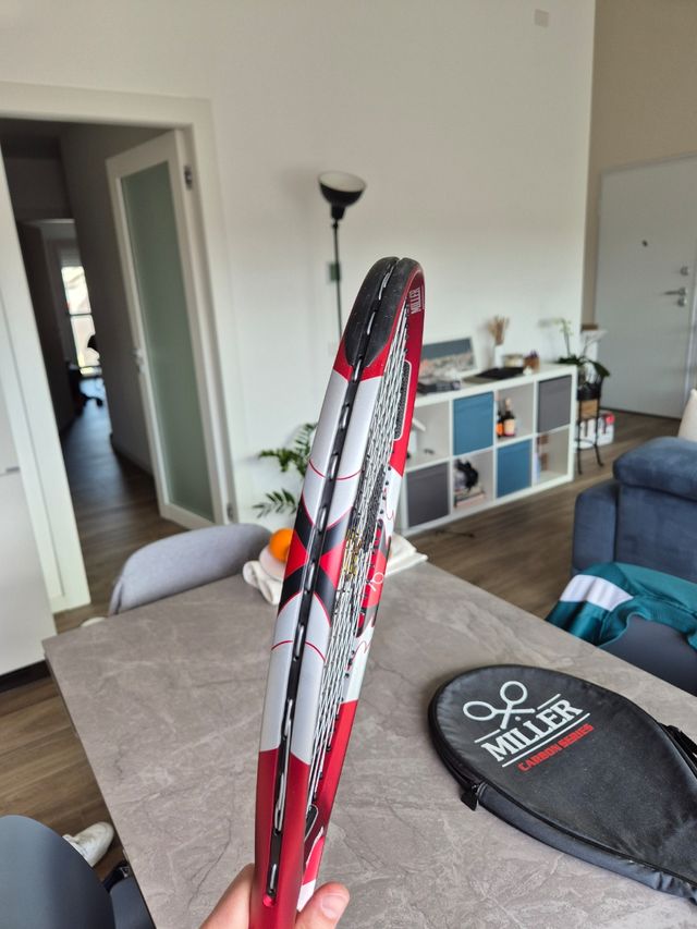 Racchetta tennis miller in carbonio