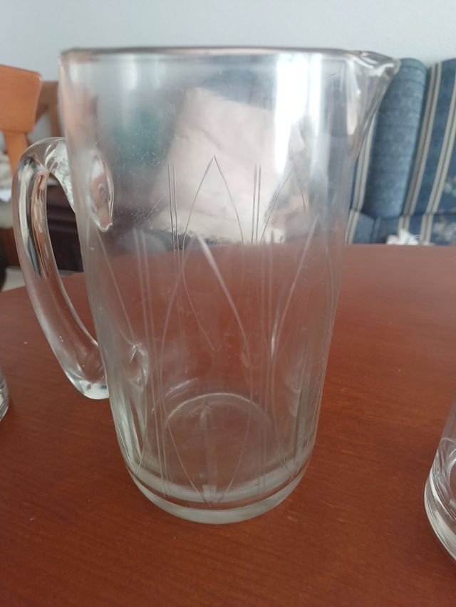 Juego de Refrescos de Cristal