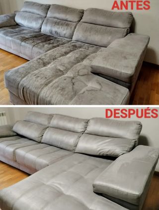Limpieza de sofas