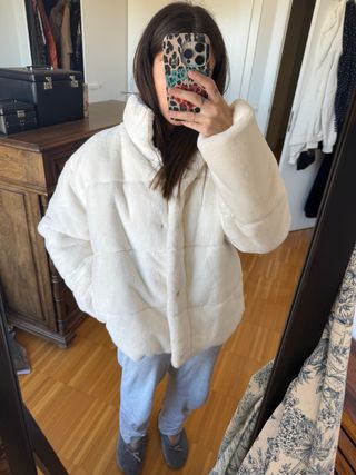 Chaqueta zara blanca M