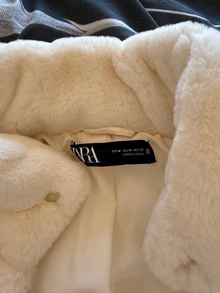Chaqueta zara blanca M