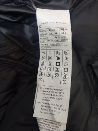 Anorak Benetton negro T-M 
