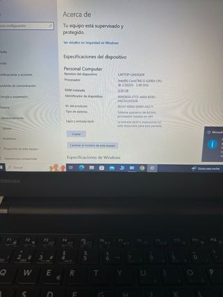 Toshiba satellite de 14” i5/SSD