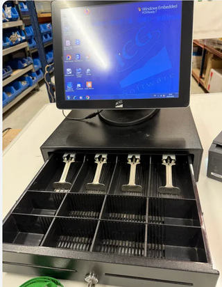 T.P.V.pack CAJA registra, PANT. TACTIL E IMPRESORA