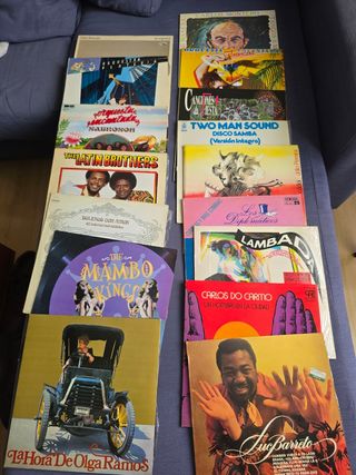 16 Vinilos latinos antiguos musica lote clasicos