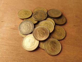 Lote 18 monedas 1 peseta Estado Español Franco