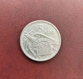 5 PESETAS 1957 colección 