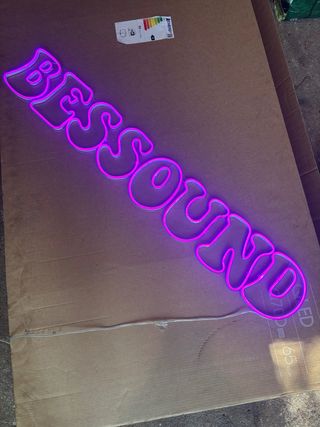 Rotulo luminoso 1.20 metros x20 cm