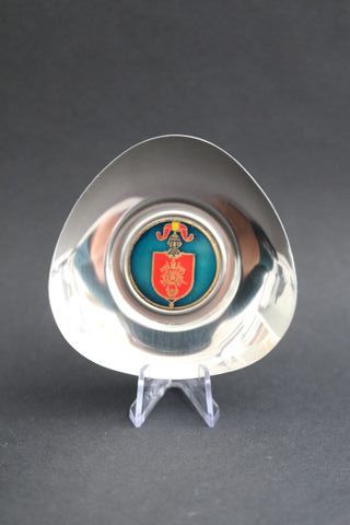 Metopa plato militar decorativo acero inoxidable