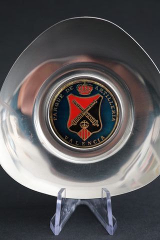 Metopa plato militar decorativo acero inoxidable