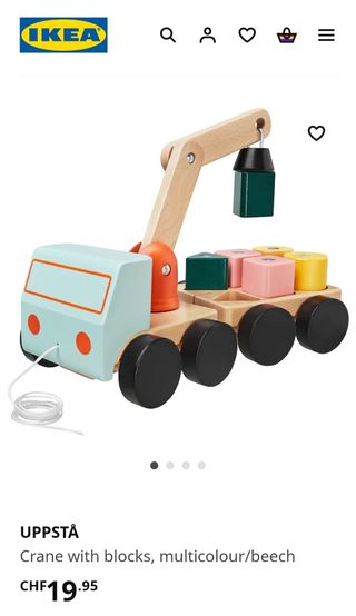 Juguete de madera de IKEA