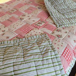 Edredón nórdico patchwork rústico