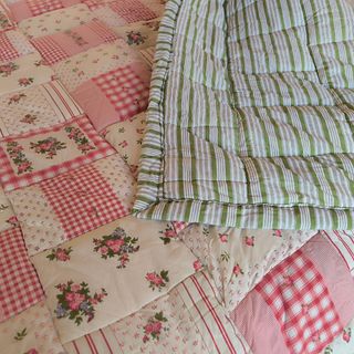 Edredón nórdico patchwork rústico