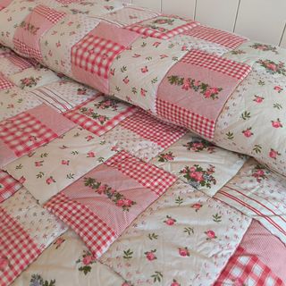 Edredón nórdico patchwork rústico