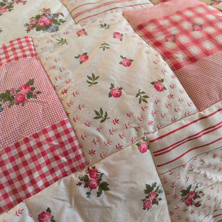 Edredón nórdico patchwork rústico