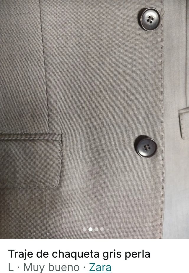 Traje chaqueta Gris claro