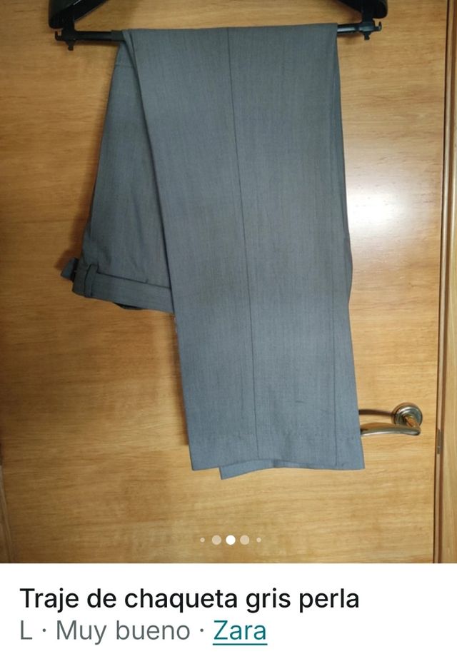 Traje chaqueta Gris claro