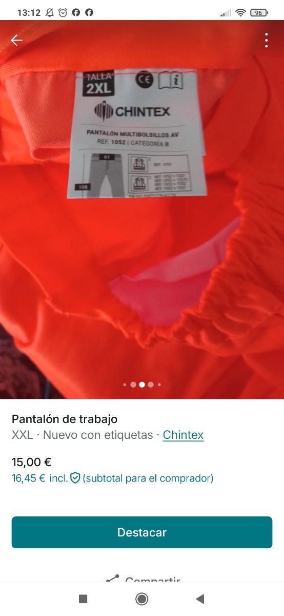 Pantalón Laboral
