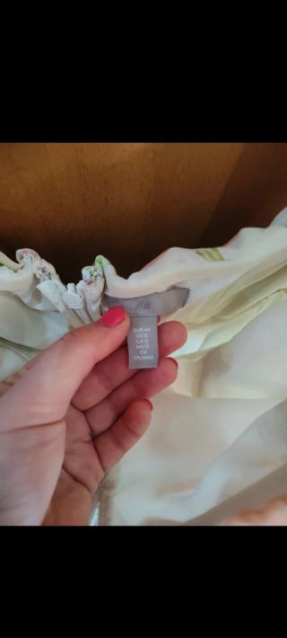 Vestito fascia floreale svasato