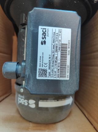 Bomba autoaspirante Saci Winner 75T