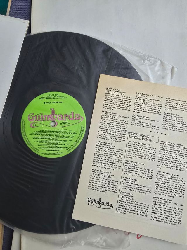 22 discos Folk colección Guimbarda vinilo original