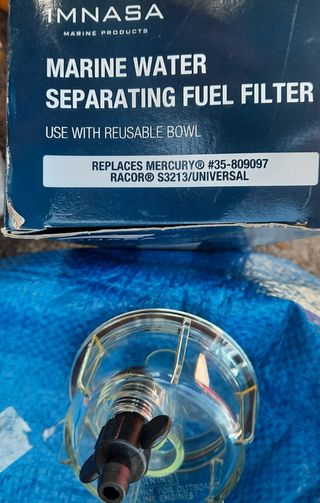Filtro separador agua del combustible 