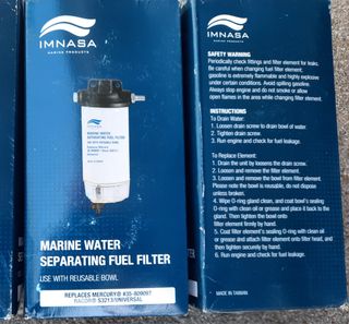 Filtro separador agua del combustible 