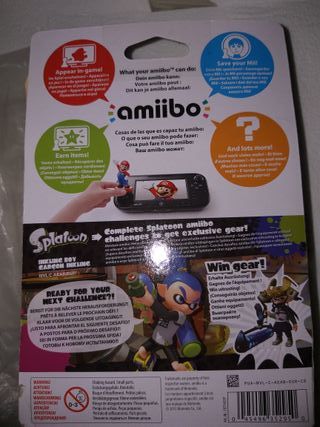 nintendo amiibo splatoon inkboy nuovo sigillato