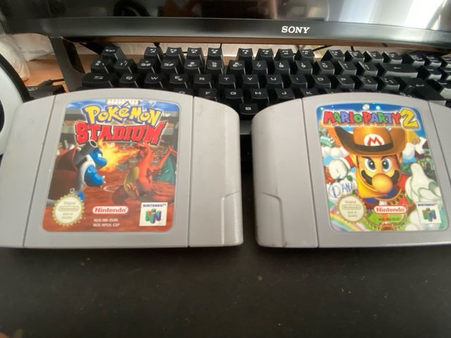 LOTE JUEGOS POKEMON Y MARIO PARTY2