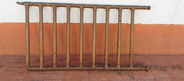 Radiador de cobre artesano