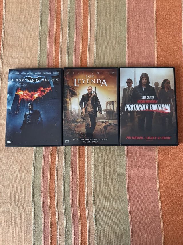 Peliculas Batman/Soy Leyenda/Misión Imposible DVD
