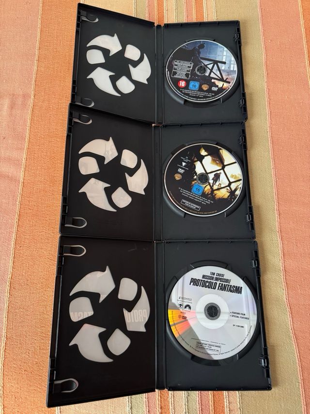 Peliculas Batman/Soy Leyenda/Misión Imposible DVD