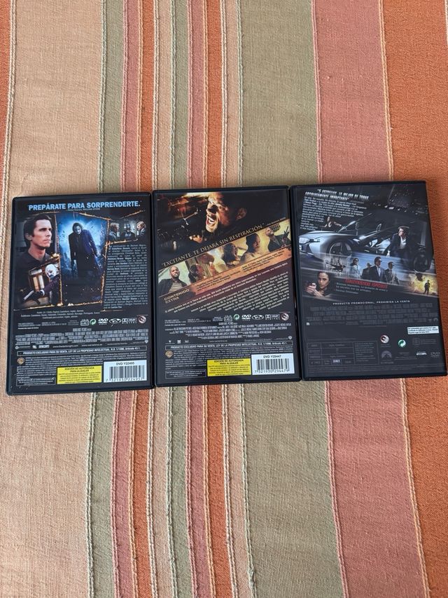 Peliculas Batman/Soy Leyenda/Misión Imposible DVD