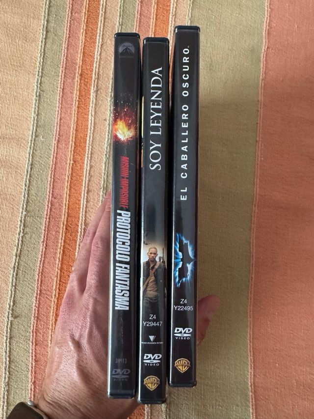 Peliculas Batman/Soy Leyenda/Misión Imposible DVD