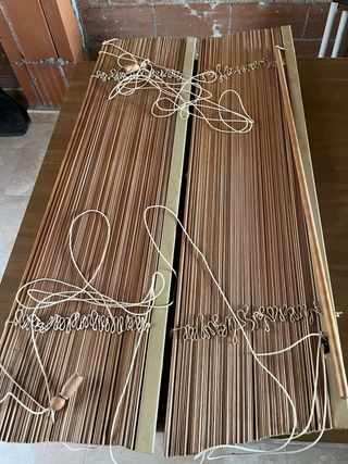 Persiana veneziana in legno come nuova