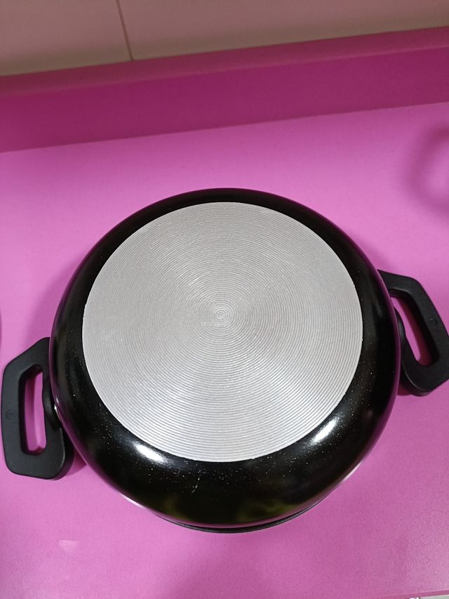 Olla pequeña, no inducción