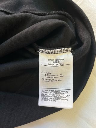 Felpa Nera Nike Nocta Taglia M Uomo