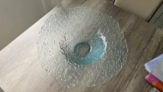 Centro de mesa de vidrio