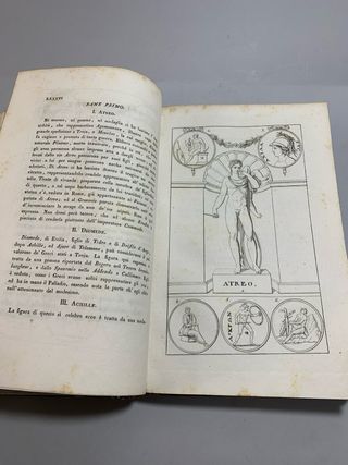 Libro antico Ditti Cretese e Darete Frigio 1819