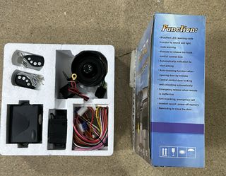 Alarma con luz y sonido para automóvil. A estrenar